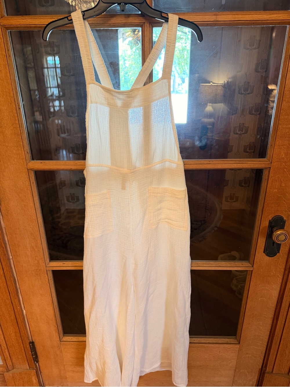 White Zenana overalls